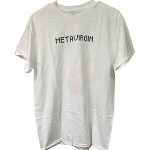 Metavirgin Cherry Emoji T-Shirt White Medium